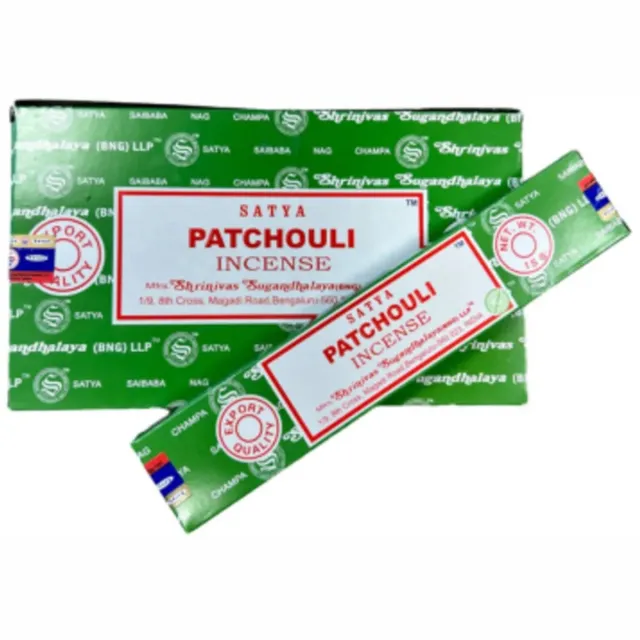 Satya Wierook Satya Patchouli - doos met 12 pakjes van 15 gram Multicolor