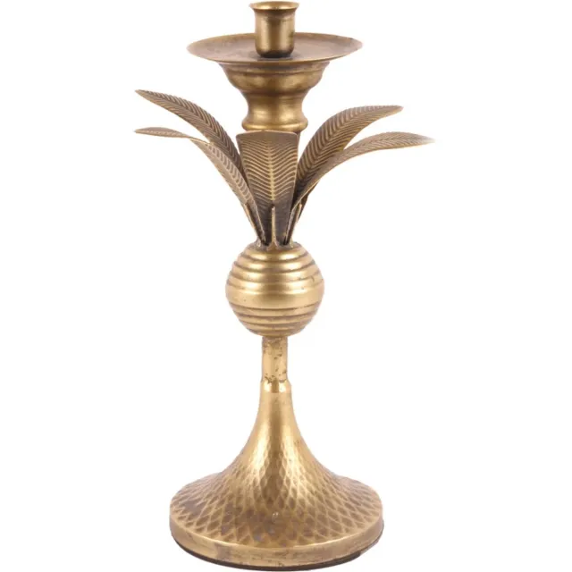 Dutch Style Kandelaar kaarsenhouder (palm) boom 33 cm x 18 cm goud ijzer | 11322404 | Dutch Style