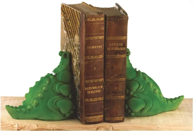 MadDeco Paolo - Chiari - Boekensteunen - Krokodil - Italiaans - Design zie afbeelding