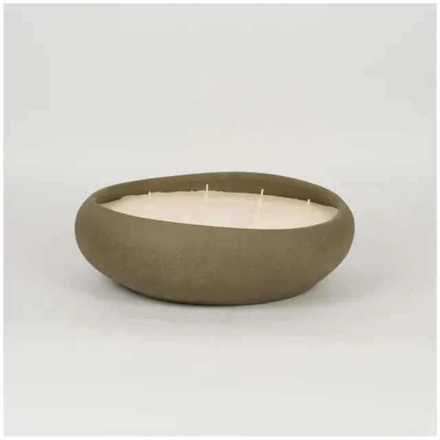 Mon Dada Doteki large indoor geurkaars moss - down to earth groen