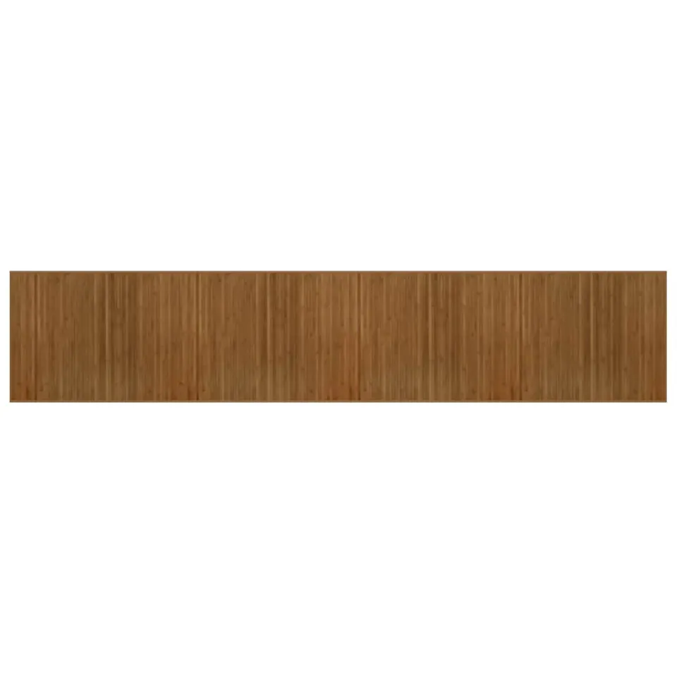 vidaXL Vloerkleed rechthoekig 80x400 cm bamboe bruin, foto 3