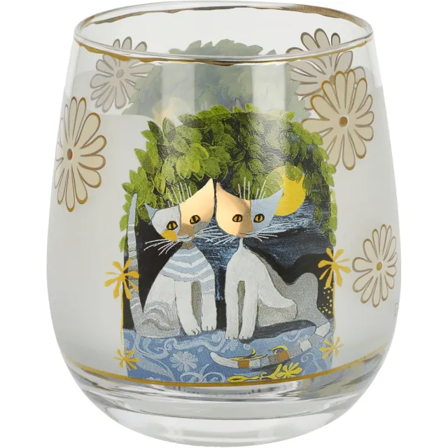 Goebel Rosina Wachtmeister | Windlicht Al chiaro di luna | Glas - 9cm