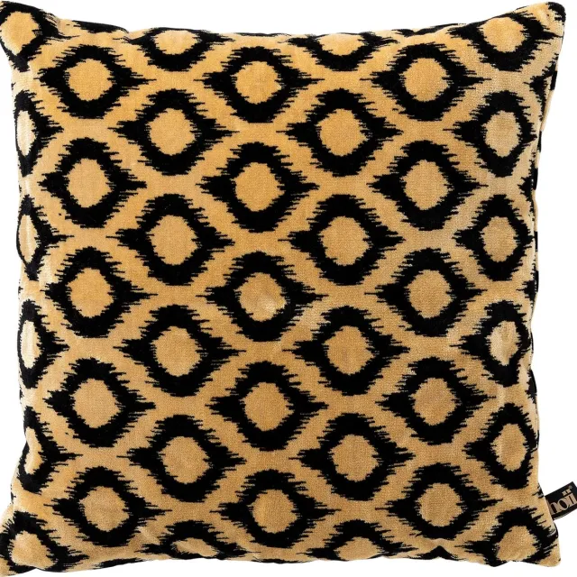 Hoii LEONARDO | sierkussen 45x45 cm | Raven | zwart | multicolor | Hoii | met duurzame kussenvulling