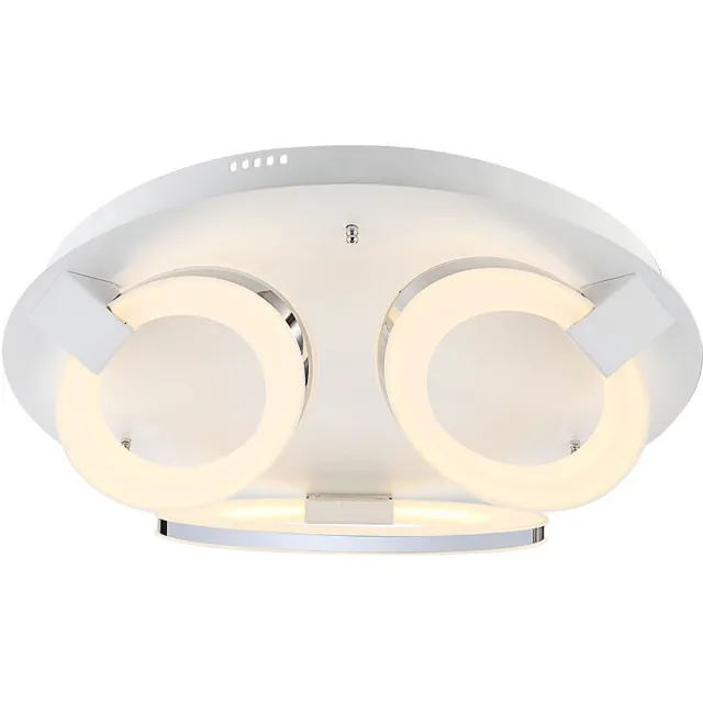 Globo Plafondlamp modern design plafondspot ringen plafondlamp ovaal, 3x LED 18,2 watt 1420 lumen warm wit, 57cm