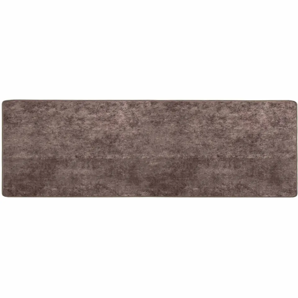 vidaXL Vloerkleedloper MARSA Grijs 100 x 300 cm Polyester en PVC