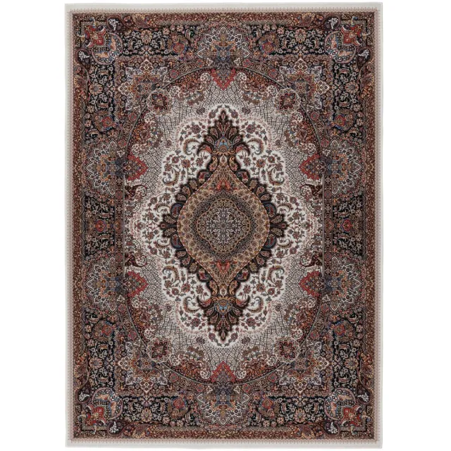 Muratap Dunya Isfahan Klassiek Vloerkleed Crème/Multi- 240x330 CM
