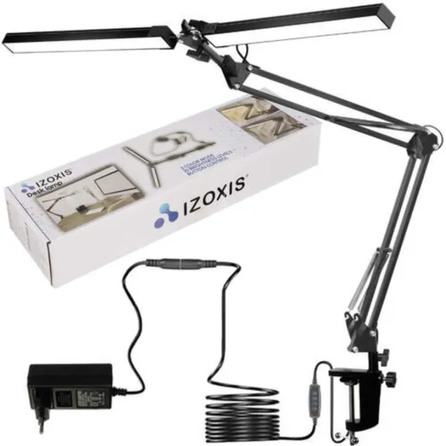 IZOXIS Verstelbare Tekenaarlamp - Een Must-have voor Creatievelingen zwart