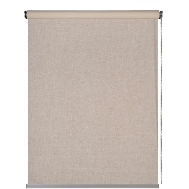Storesdeco Opaco Rolgordijnen Blackout Premium met aluminium afwerkingen Beige 180x250 cm