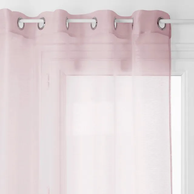 Atmosphera Moly Gordijn 135x240cm - Kant en klaar met ringen - Roze