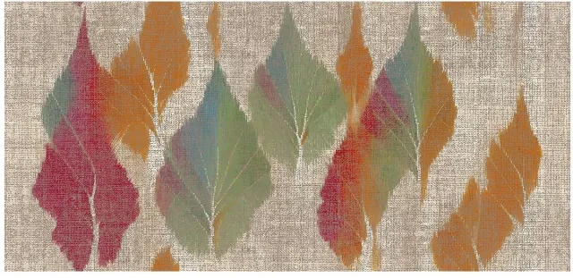 MD-Entree MD Entree - Design mat - Universal - Summer Leaves - Vloerkleed - Antislip - Machine wasbaar - 67 x 150 cm Meerkleurig