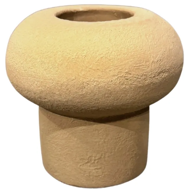 STILL Waxinelichthouder – Theelicht – Rond – Op voet -10×10 cm – Butter
