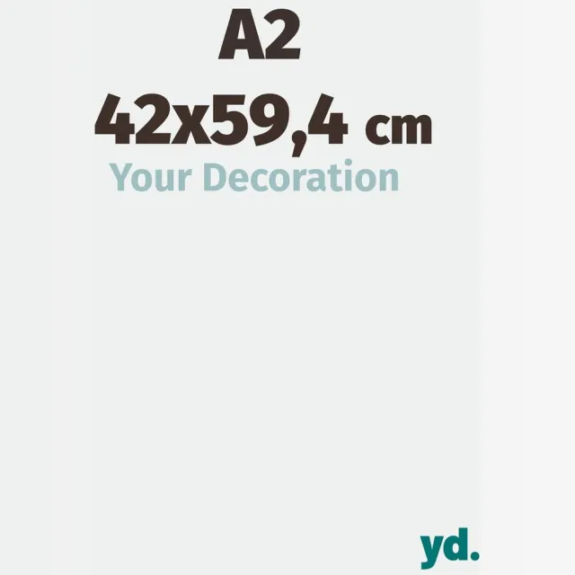 yd. Your Decoration - Fotolijst A2 42x59,4 cm - Kunststof - Wit Hoogglans - Evry