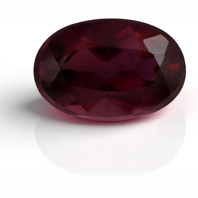 Cavill Braziliaanse Rubeliet Edelsteen - 0,475 ct - Ovaal Geslepen Dieprood - Luxe Gefacetteerd 6x4 mm - Edelstenen voor Juwelen Other