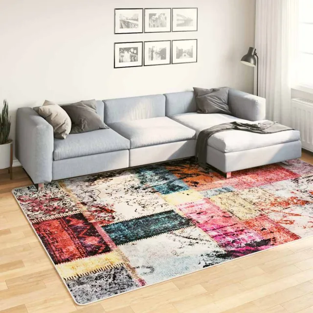 vidaXL Vloerkleed wasbaar patchwork 190x300 cm meerkleurig, foto 2