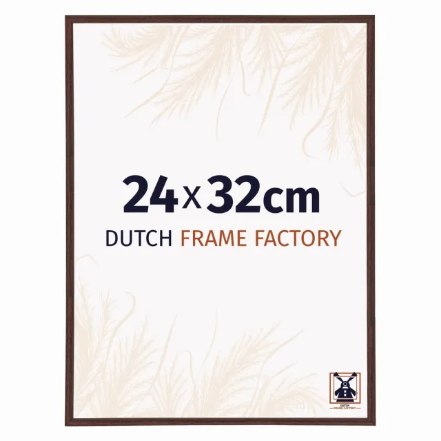 Dutch Frame Factory Fotolijst 24x32 cm - Kunststof - Bruin - Angers