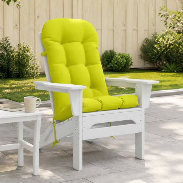 vidaXL Adirondack stoelkussen PUTTEN 100% Polyester Helder groen