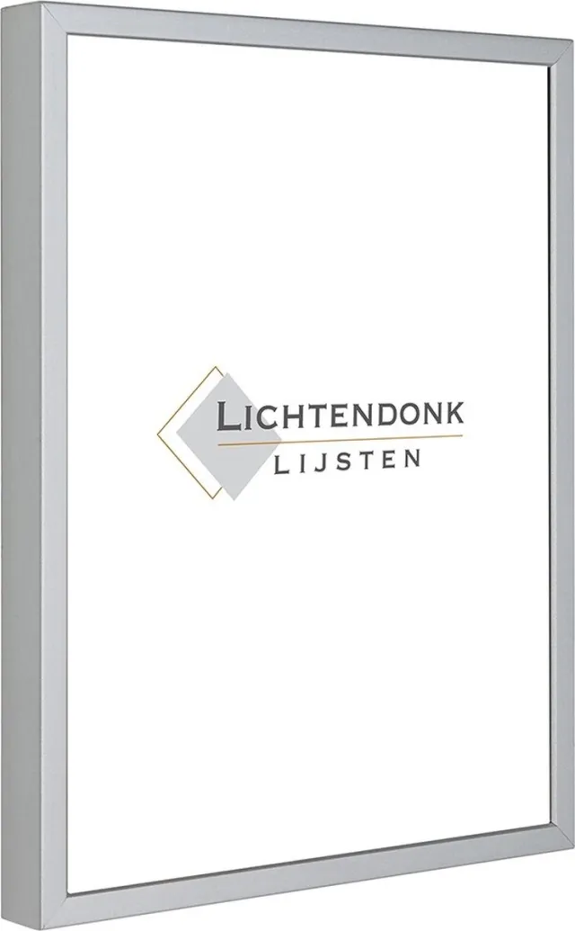 Lichtendonk Aluminium Wissellijst 60 x 80 Mat Zilver - Ontspiegeld Acrylite - Salerno