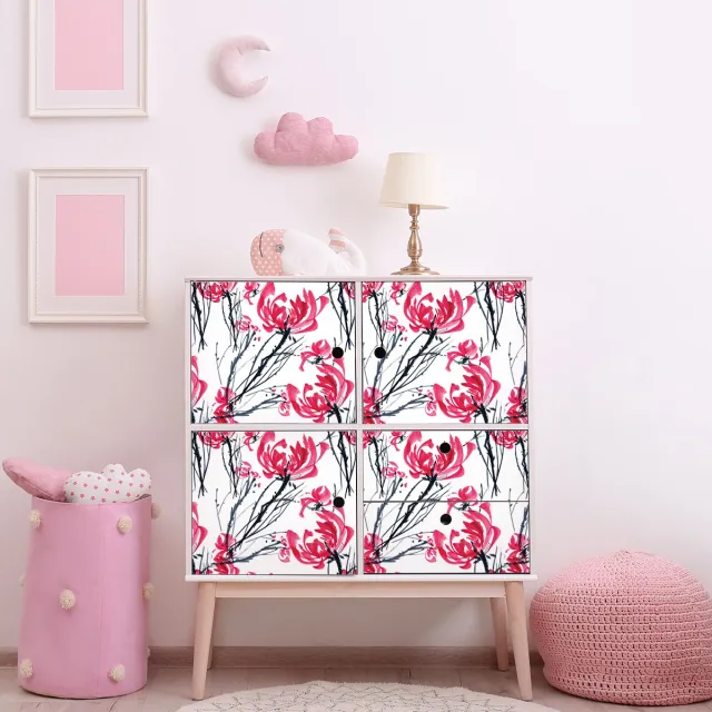 Ambiance Sticker Sotovy tropische meubelsticker 40 x 60 cm Multi color