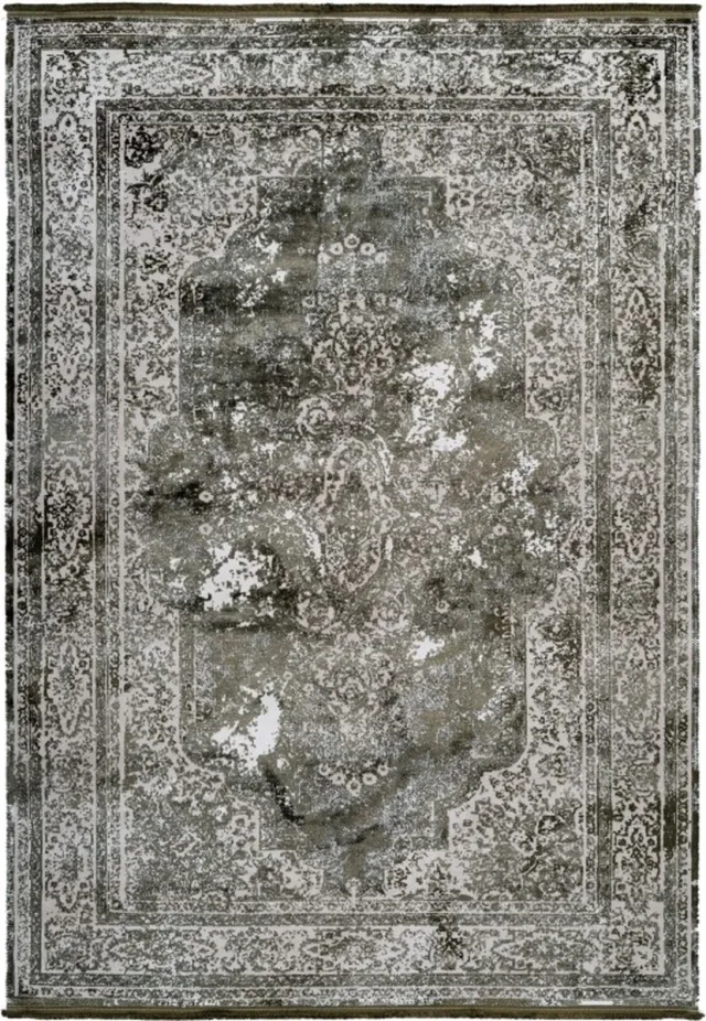 Muratap Luxury Picasso Elysee Laagpolig Velvet Vloerkleed Groen- 80x150 CM