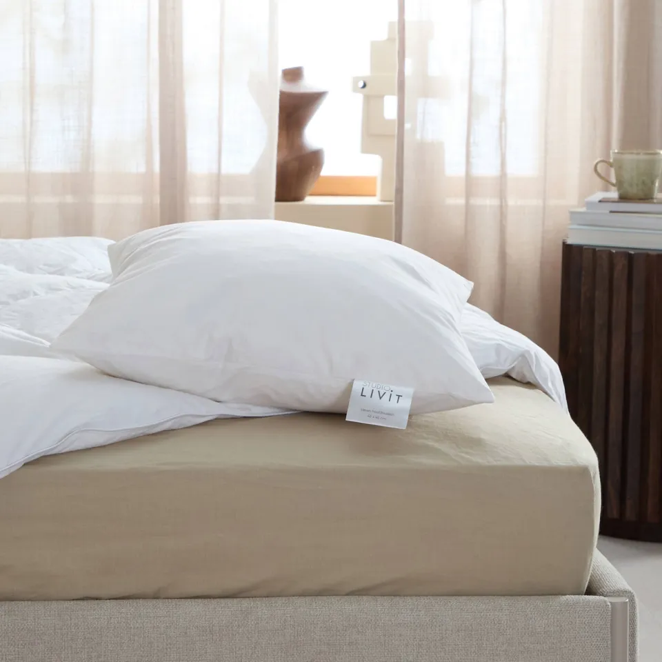 Studio LIVIT binnenkussen veren, 45x45 cm wit, foto 3