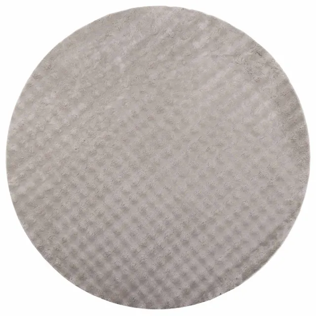 vidaXL Vloerkleden - Rond - SIROLO - Zand - Ø - 160 - CM - Polyester