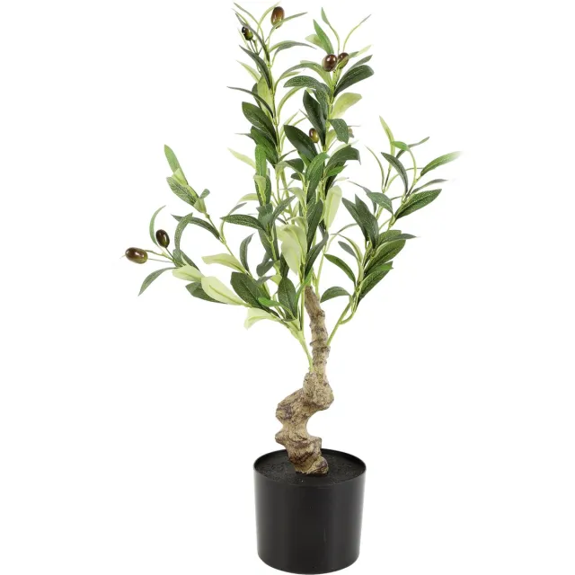 Countryfield Olijf Boom Olea Groen 60 cm – Kunst Olijfboom – Onderhoudsvrije Kamerplant Decoratie