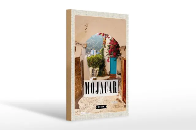 Femer Holzschild Reise 20x30cm Mojacar Spain Spanien Urlaub