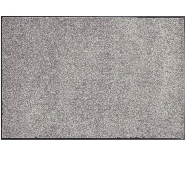 ANRO Deurmat Amigo Grijs 150x90cm – Schoonloopmat Antislip Wasbaar Voordeur Hal Binnen