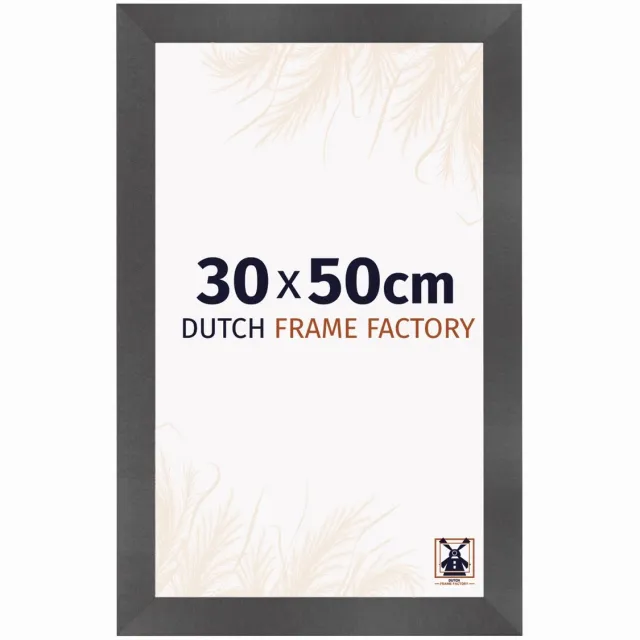 Dutch Frame Factory Fotolijst 30x50 cm - MDF - Zwart Mat - Praag