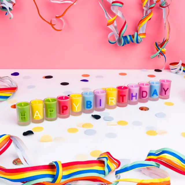 OOTB Happy Birthday Kaarsen (set Van 13) van OOTB multi