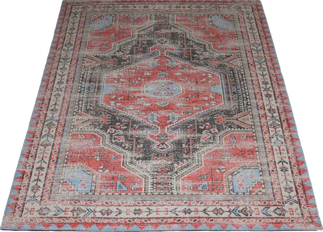 Veer Carpets Karpet Wash 2 - 200 x 290 cm Rood