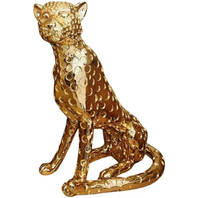 Cinar DECORATIE CNR1611 LEOPARD | 50 CM GOUD