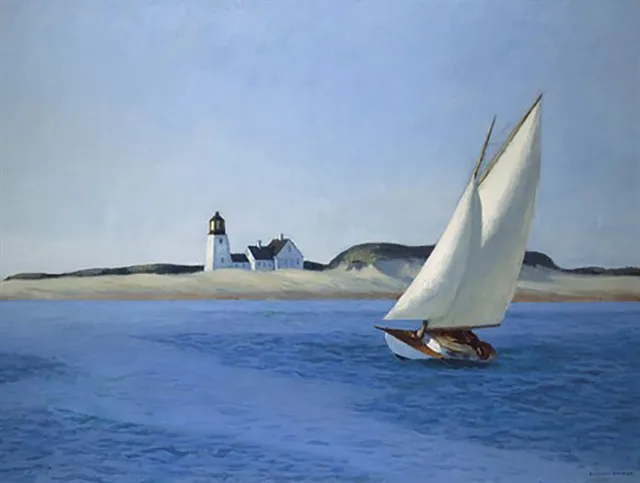PGM Kunstdruk Edward Hopper The Long Leg 1930 81x61cm Divers