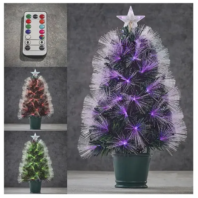 Luca Lighting Greenville boom fibre optic multicolour 65led 60 function controller remote controller - h60xd30cm - Woonaccessoires en seizoensgebondendecoratie (Europese stekker )