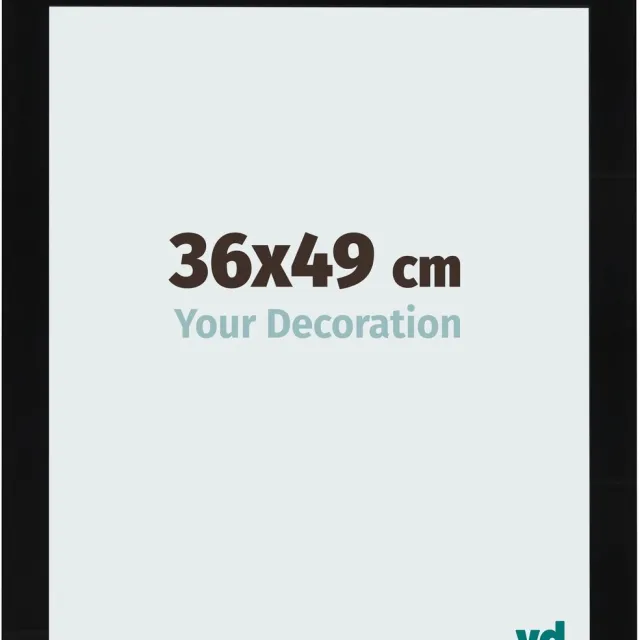 yd. Your Decoration - Fotolijst 36x49 cm - MDF - Zwart Hoogglans - Pisa