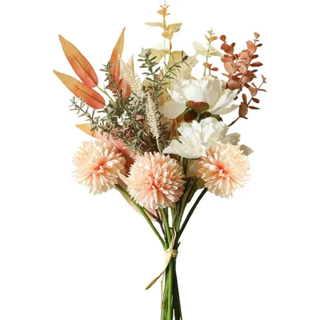 SNQ 1 Kunstbloemen – Kunstmatige Bloemen – Nep Planten en Bloemstukken – Voor Bruiloftsboeketten en Tafeldecoratie – Realistisch en Onderhoudsvrij – 44 cm Veelkleurig