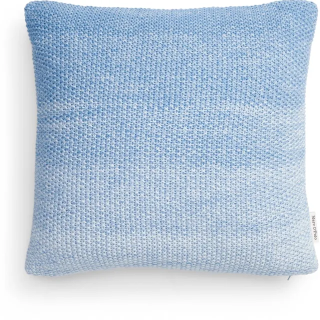 Marc O'Polo Nordic Knit Melange Sierkussen Denim blue - 50x50 cm