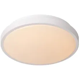 Lucide Plafondlamp Badkamer Dasher Wit ⌀29,3cm 12w Met Sensor