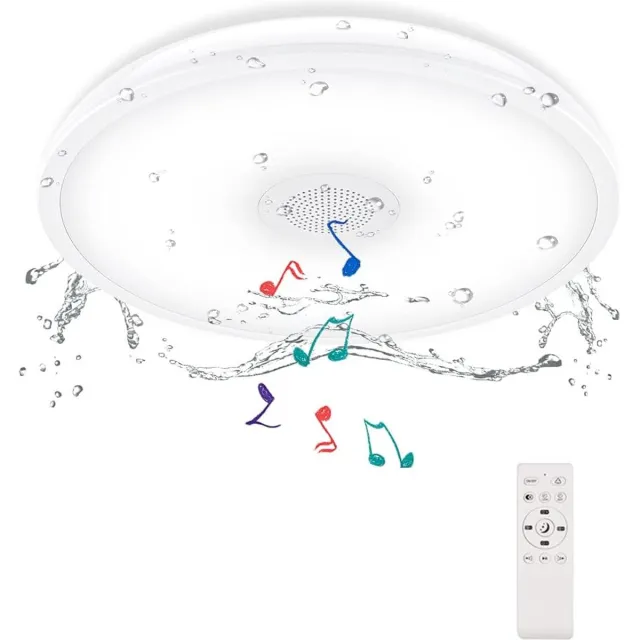 Ayangoods Badkamerlamp IP65 Waterdicht - Afstandsbediening - Kleurverandering - Energieklasse A++ Wit