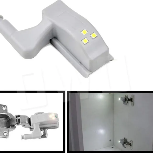 Owo collection Automatische kast verlichting - scharnier verlichting - deur verlichting - Warm white LED - zonder batterij grijs