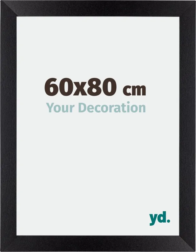 yd. Your Decoration - Fotolijst 60x80 cm - MDF - Zwart Mat - Mura