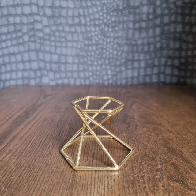 ThaleiaDesign Edelsteen bol standaard - Edelstenen en Mineralen - Spiritualiteit - Woondecoratie - bollen standaard - edelsteen houder - edelsteen standaard - goude standaard