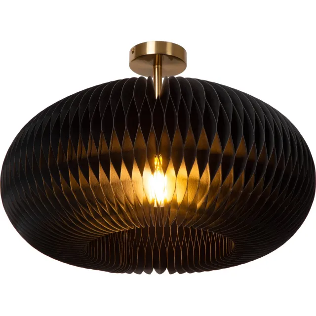 Lucide ARMONI - Plafonnière (Plafondlamp) - Ø 52 cm - 1xE27 - Zwart