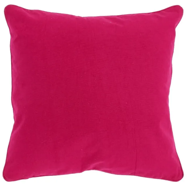 Unique Living Kussen Madia - 45x45cm - Fuchsia Roze