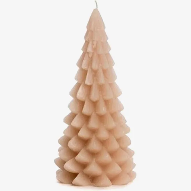 Rustik Lys Kerstboom kaars Skin - Groot - 20x10cm
