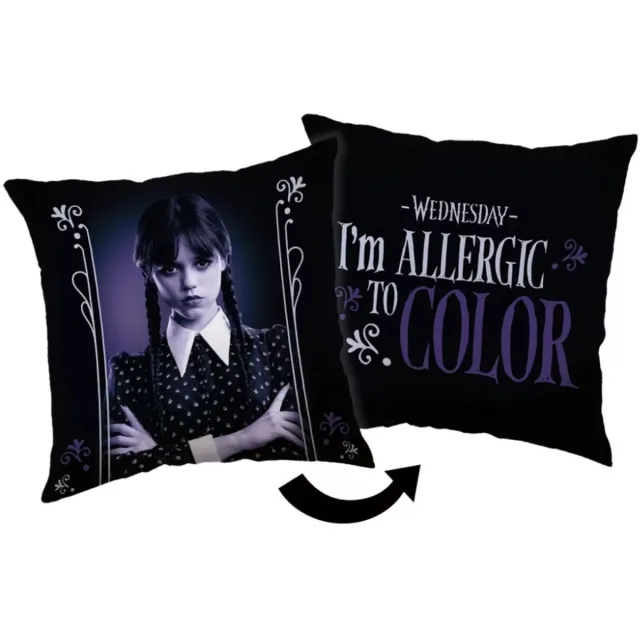 Wednesday Sierkussen Color - 40 x 40 cm - Polyester Zwart