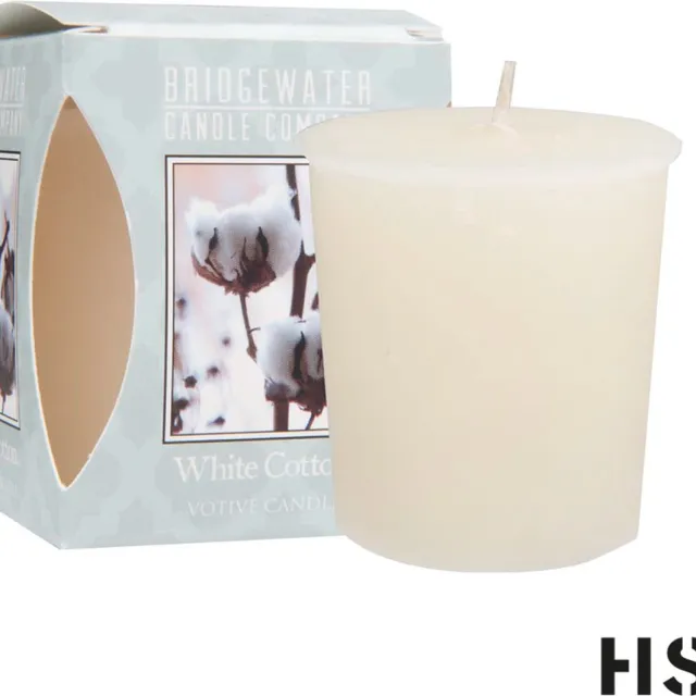 Bridgewater Geurkaarsje| Votive White Cotton
