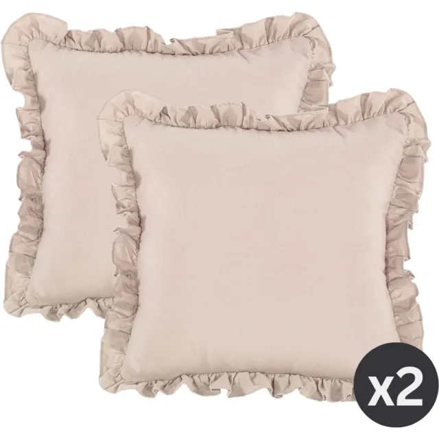 Tiseco Sierkussen (gevuld) ABBY - 45x45 cm, zand SAND