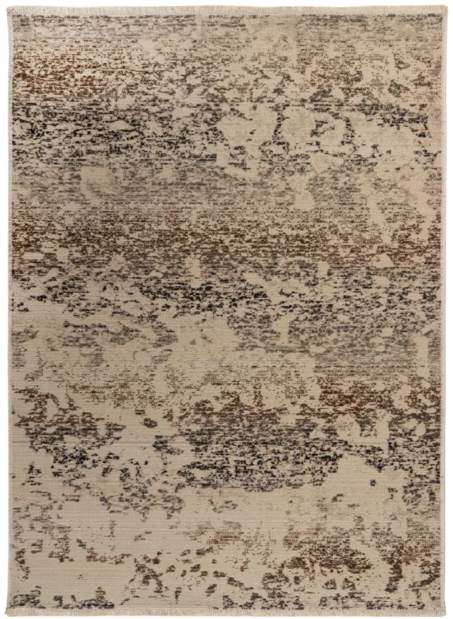 Dutch XXL Modern Vloerkleed | Tapijt | Charin | Abstract | Beige | 80x150 cm