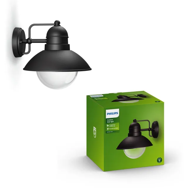 Philips Hoverfly buitenwandlamp - zwart